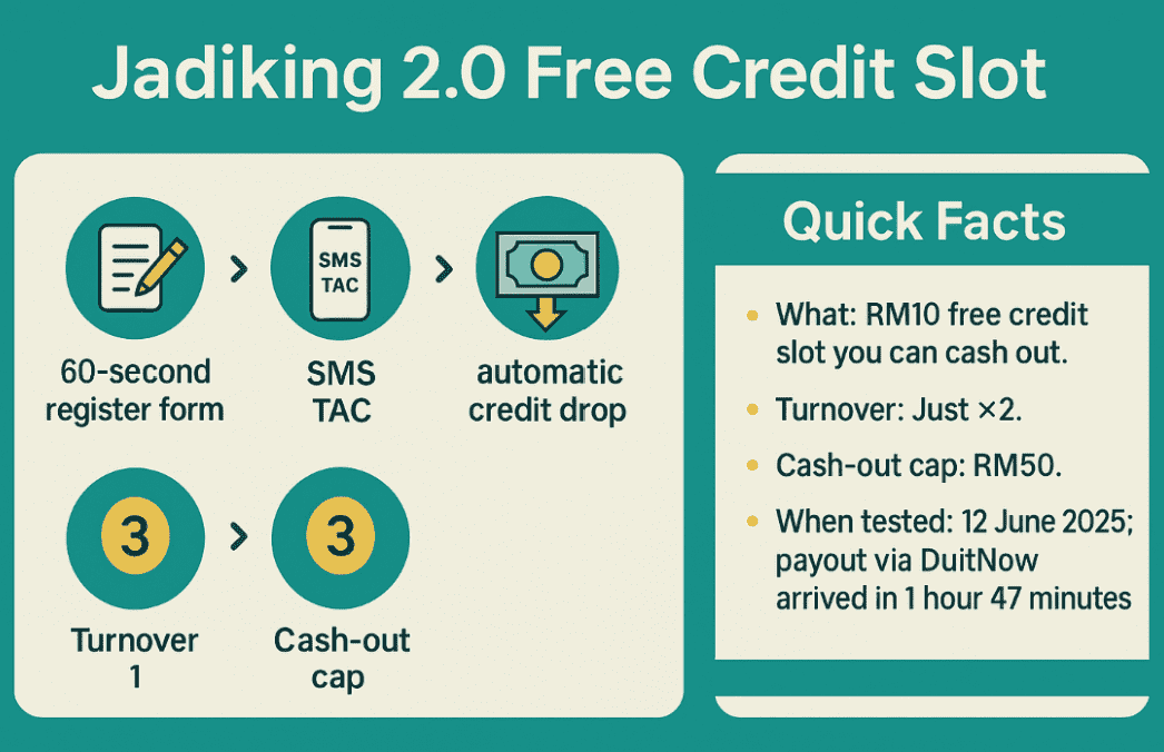 Summary for Jadiking 2.0 Free Credit Slot Guide
