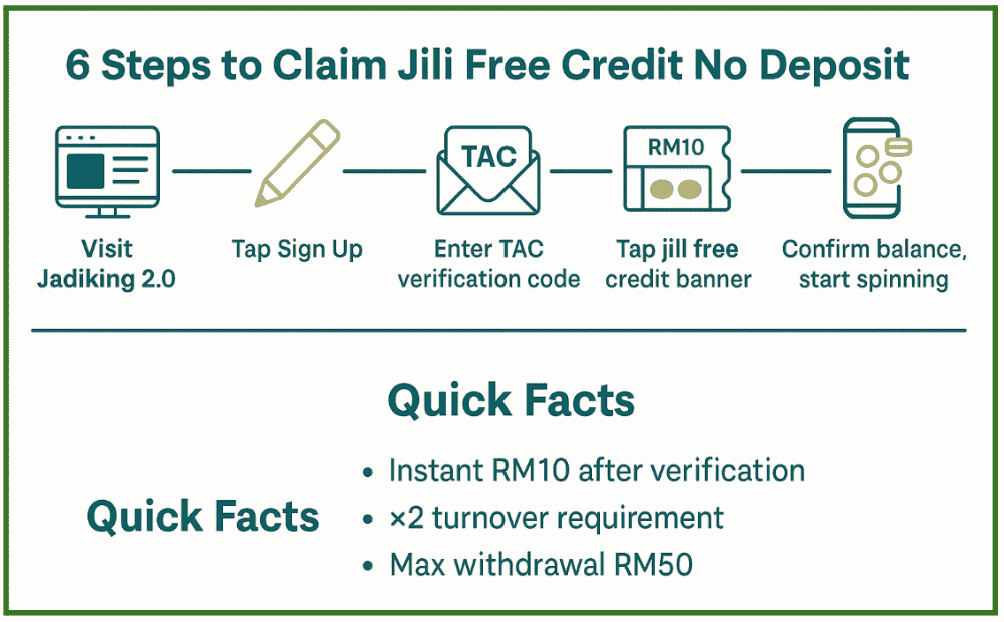 simple 6 Step to get Jili Free Credit No Deposit